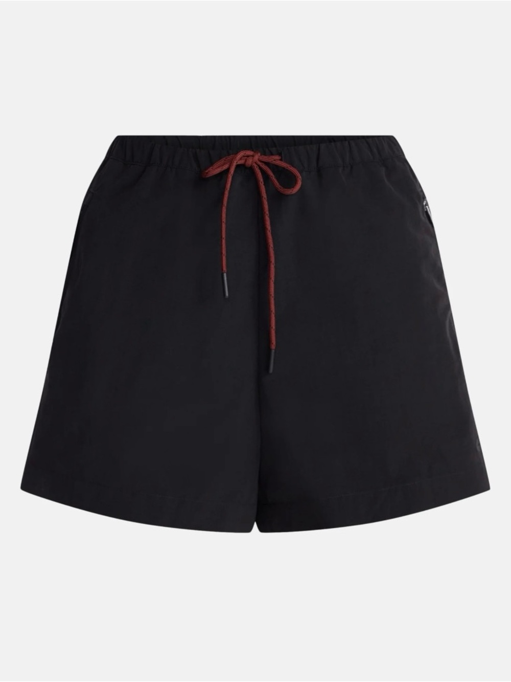 Avia Black Swim Trunks with Rust Drawcord